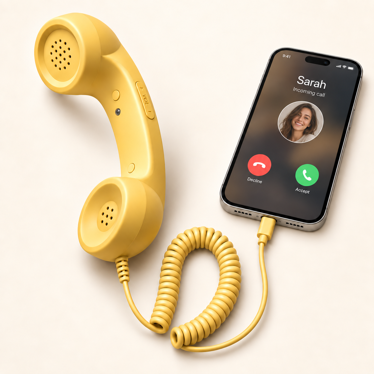 Long Hello  ™ - Retro Phone Handset